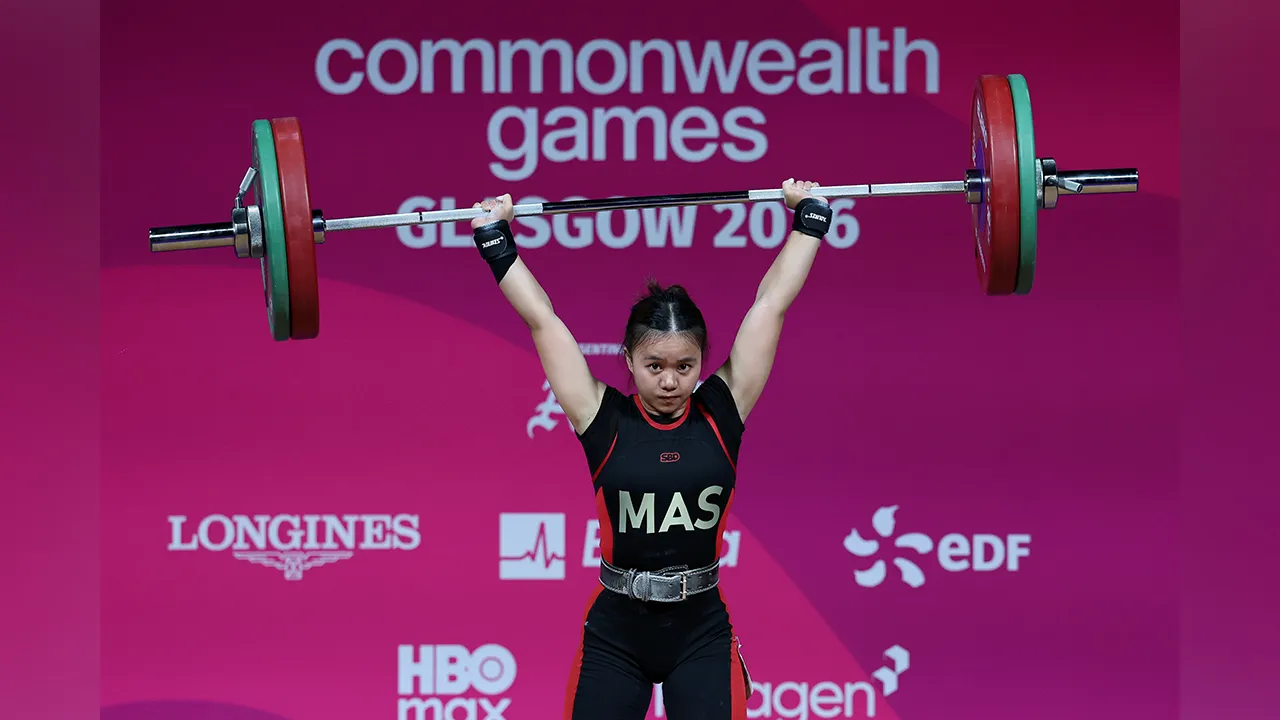 GLASGOW, July 26 -- National women's weightlifter Irene Jane Henry in action in the women's 48kg category at the Glasgow 2026 Commonwealth Games held at the Scottish Event Campus (SEC) Armadillo today.  Irene won the bronze medal with a combined lift of 167kg.  --fotoBERNAMA (2026) COPYRIGHT RESERVED