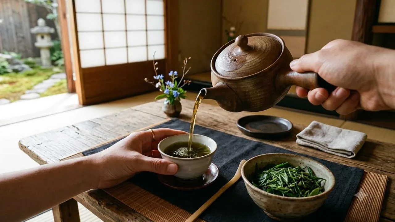 Japanese Tea, AI generated