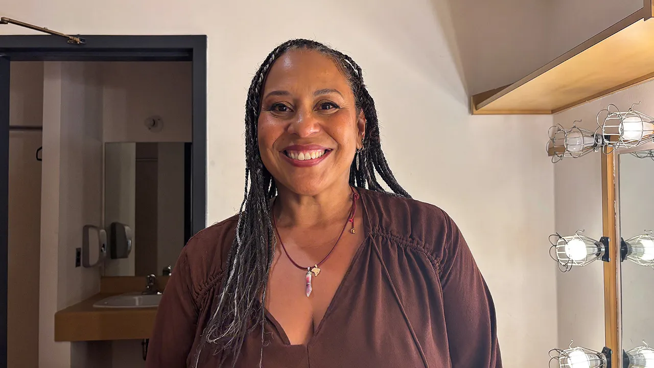 Kely Nascimento-DeLuca, documentary filmmaker and eldest daughter of Brazilian soccer legend Pele, poses for a photo, who is in Toronto for the Doha Debates, in Toronto, Canada, July 9, 2026. Picture taken with a mobile phone. REUTERS/Divya Rajagopal
