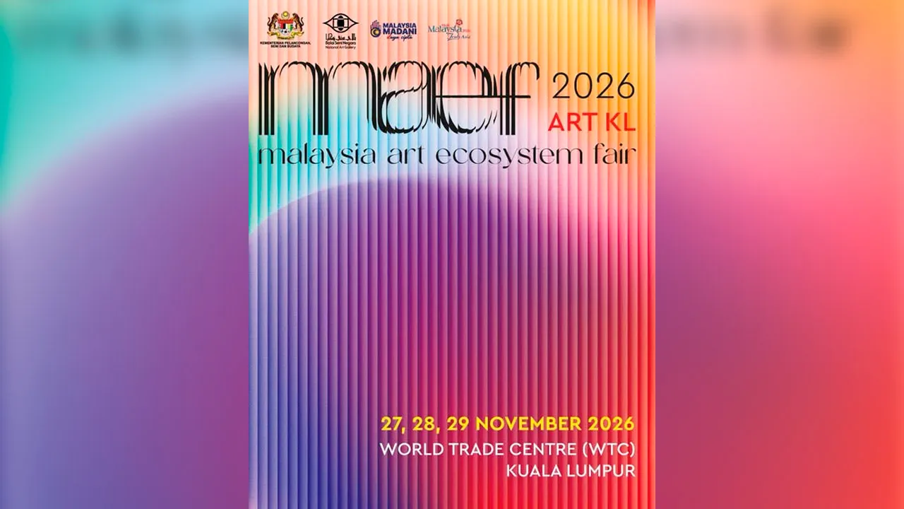 Sesuatu yang BESAR bakal menggegarkan persada seni visual tanah air! Yang dinanti-nantikan kini kembali! Malaysia Art Ecosystem Fair. 2026 (MAEF 2026) bakal menghimpunkan seluruh nadi utama industri seni visual negara di bawah satu bumbung! MAEF merupakan ruang terbaik untuk anda membina jaringan, bertukar idea dan menjalin kolaborasi impian bersama para pemain industri. Nantikan berita selanjutnya di laman sosial rasmi Balai Seni Negara!_Balai Seni Negara