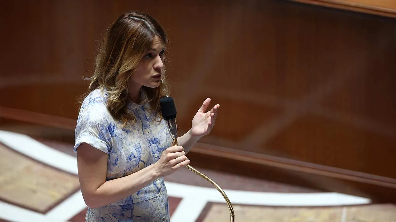 French Government Spokesperson Maud Bregeon speaks during the questions to the government session at the National Assembly in Paris, France, June 30, 2026. REUTERS/Alice Sacco