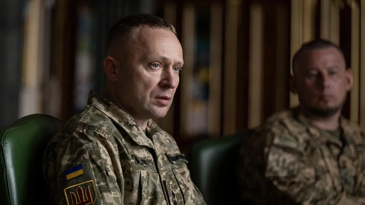 Major General Mykhailo Drapatyi attends a meeting with Ukraine's President Volodymyr Zelenskiy, amid Russia's attack on Ukraine, in Kyiv, Ukraine July 20, 2026. Ukrainian Presidential Press Service/Handout via REUTERS