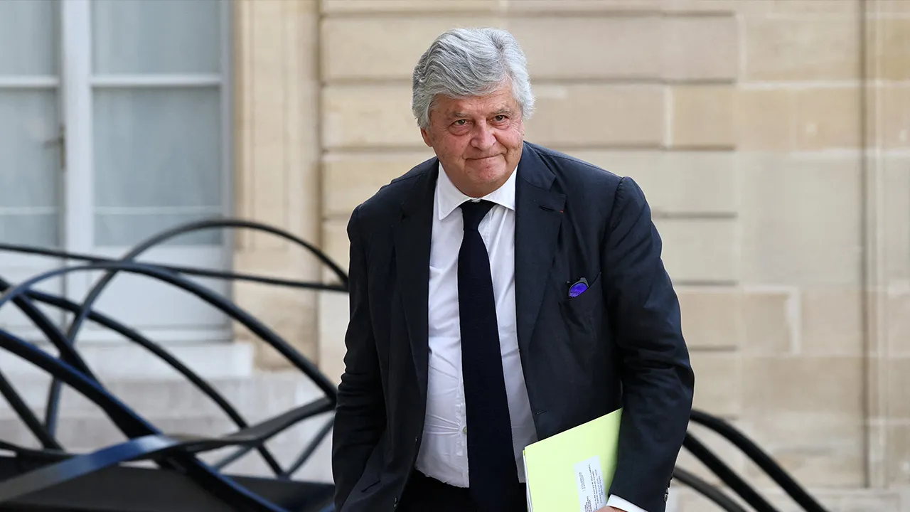 French Junior Minister for Foreign Trade and Attractiveness Nicolas Forissier arrives for a meeting with the French President and the Canadian Prime Minister at the Elysee Palace in Paris before the G7 summit in Evian-les-Bains, France, June 12, 2026. REUTERS/Sarah Meyssonnier