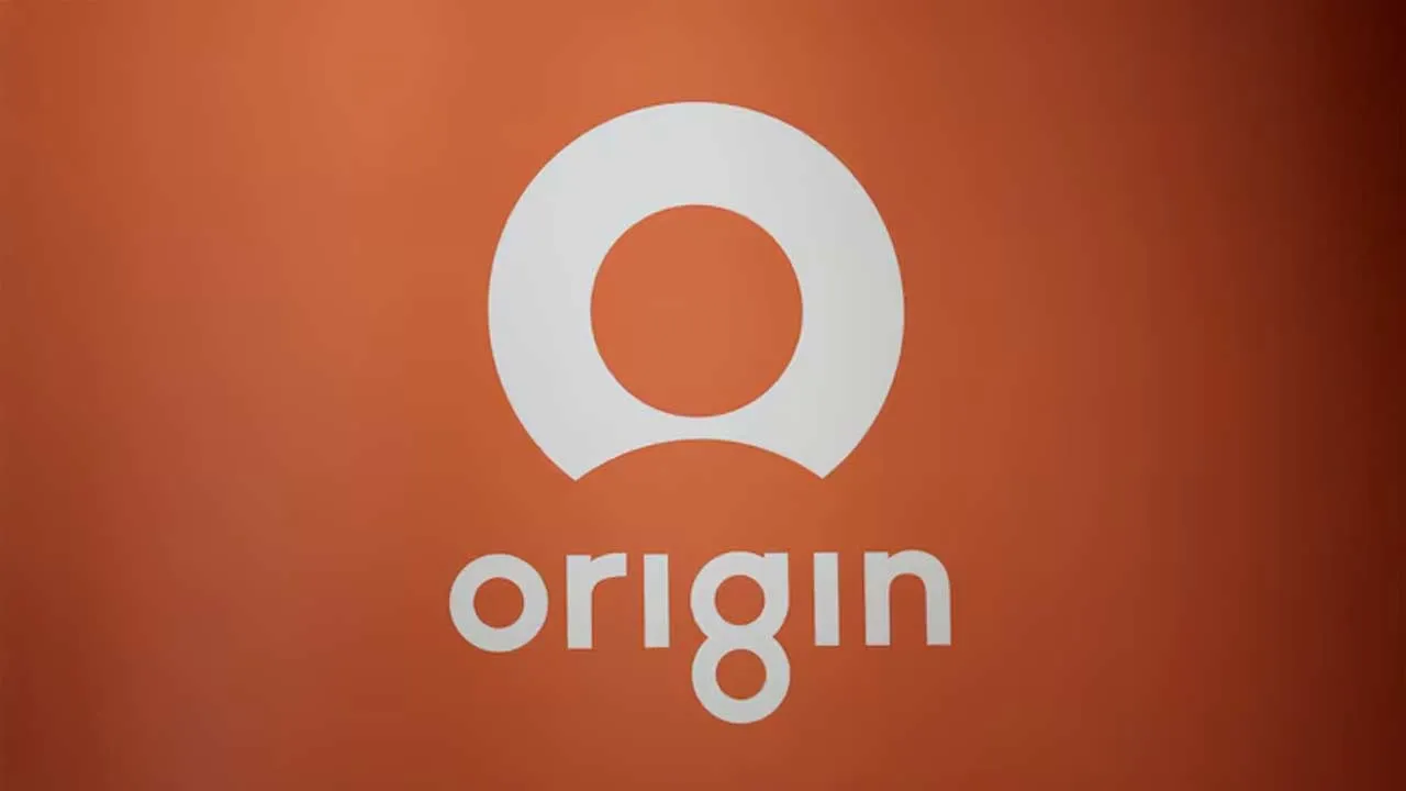 The Origin Energy logo is displayed at their headquarters in Sydney, Australia, August 14, 2025. REUTERS/Hollie Adams Purchase Licensing Rights