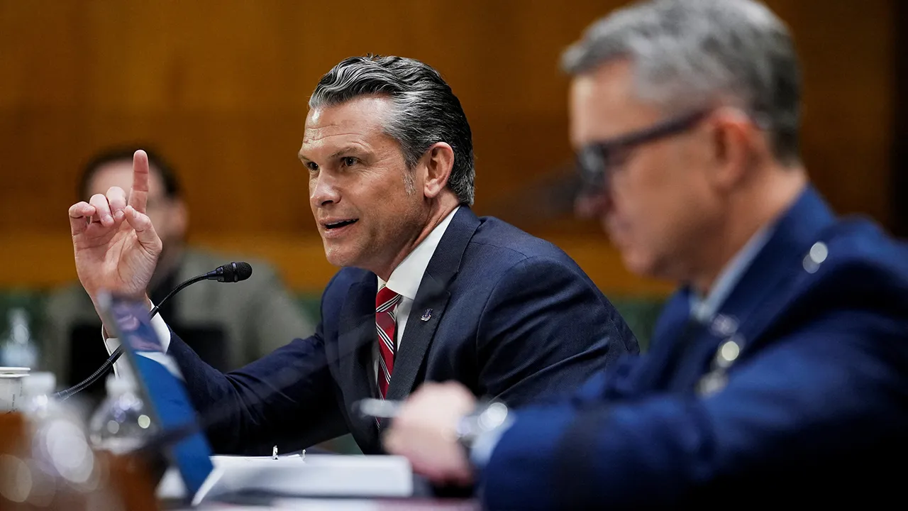 U.S. Secretary of Defense Pete Hegseth gestures as he testifies during a Senate Appropriations Committee hearing on U.S. President Donald Trump's supplemental funding request for the Department of Defense, in Washington, D.C., U.S., July 21, 2026. REUTERS/Eric Lee