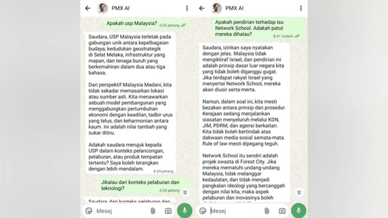 PMX AI Kini Boleh Diakses Melalui WhatsApp – Berinteraksi Terus Dengan Kembar Digital PM Anwar Ibrahim -- AMANZ