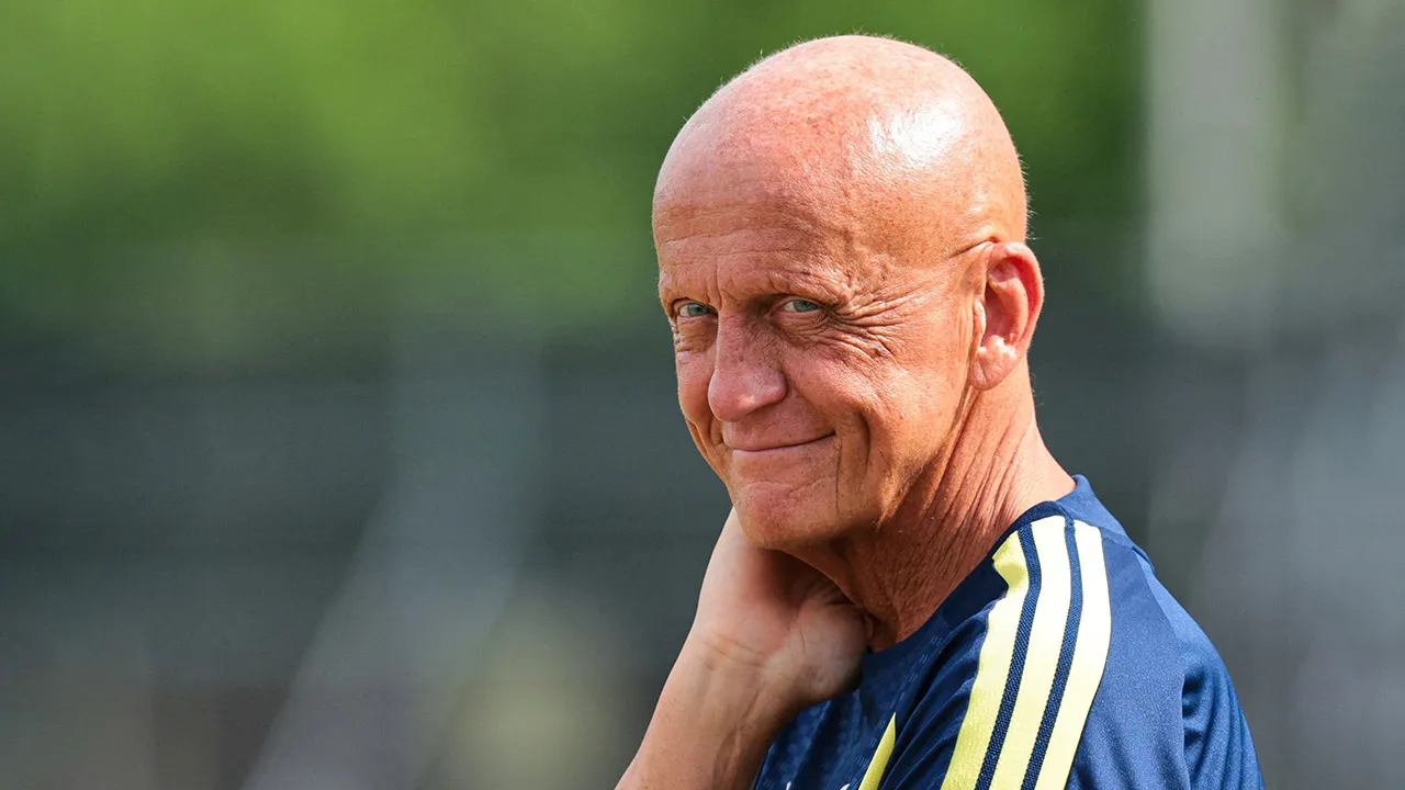 FILE PHOTO: Soccer Football - FIFA World Cup 2026 - FIFA Referee Training - Miami, Florida, U.S. - June 9, 2026 Chairman of FIFA referees committee Pierluigi Collina during training IMAGN IMAGES via Reuters/Sam Navarro