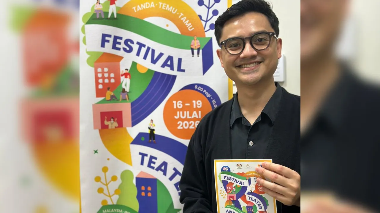 Penyelaras Festival Teater Antarnusa, Tengku Iefizulasyrifie Putra Tengku Alaudin... kredit AWANI