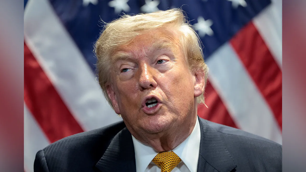 U.S. President Donald Trump speaks during a bilateral meeting with Syrian President Ahmed al-Sharaa alongside the NATO leaders summit at the Bestepe Presidential Compound in Ankara, Turkey, July 8, 2026. REUTERS/Jonathan Ernst