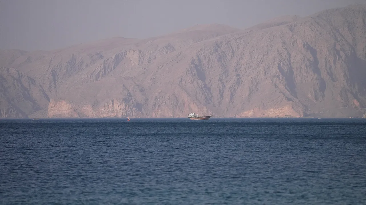 Vessels at the Strait of Hormuz, as seen from Musandam, Oman, July 20, 2026. REUTERS