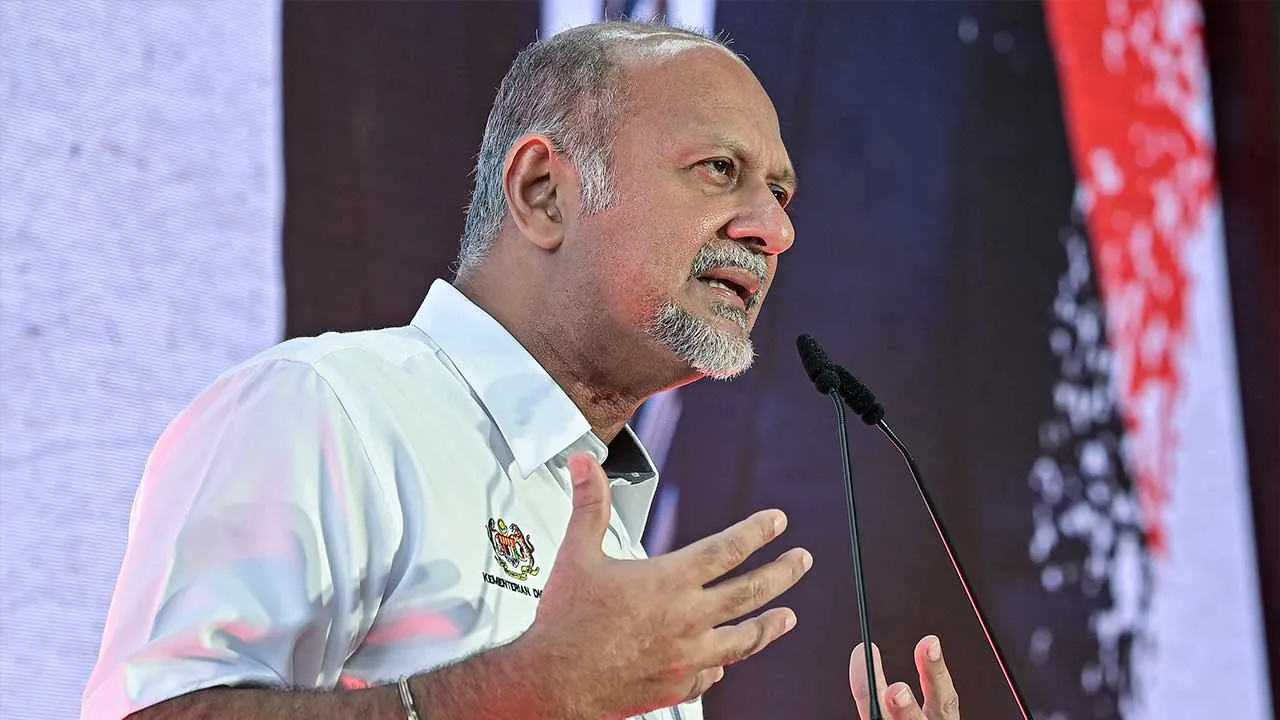 KUALA LUMPUR, Aug 18 -- Digital Minister Gobind Singh Deo delivers a speech during the Boost SME Platform Launch at KL Sentral here today.  -- fotoBERNAMA (2026) COPYRIGHT RESERVED