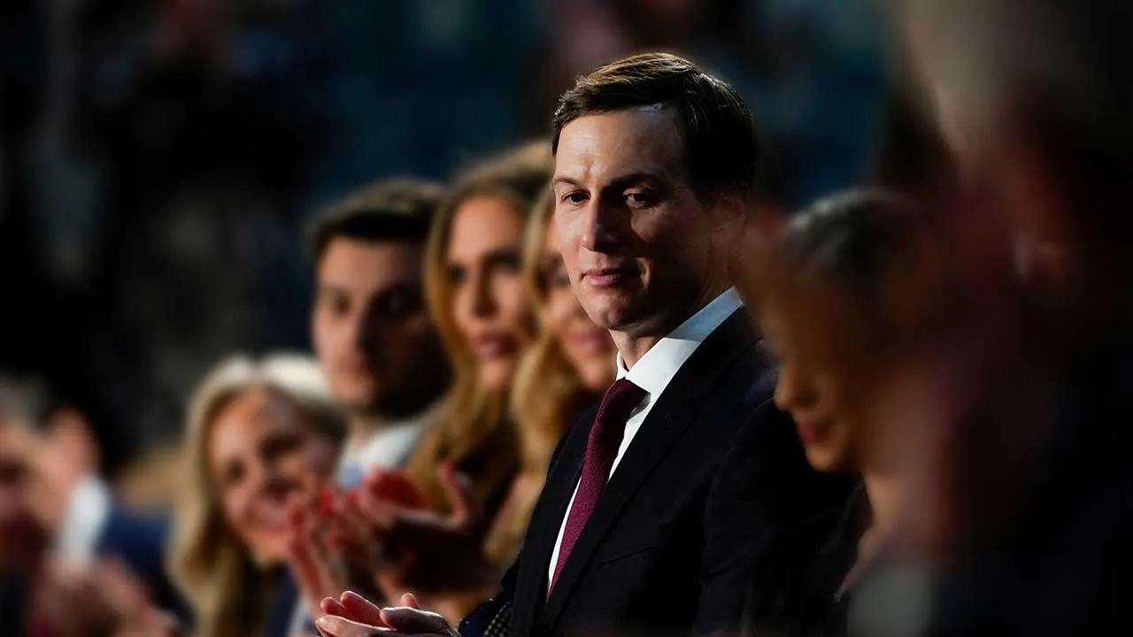 FILE PHOTO: Jared Kushner applauds during U.S. President Donald Trump's State of the Union address in the House Chamber at the U.S. Capitol in Washington, D.C., U.S., February 24, 2026. REUTERS/NATHAN HOWARD/File Photo