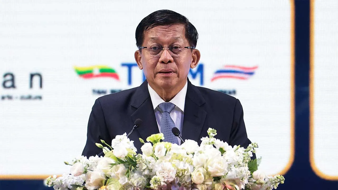 [TB]_Myanmar's junta chief turned President Min Aung Hlaing_REUTERS