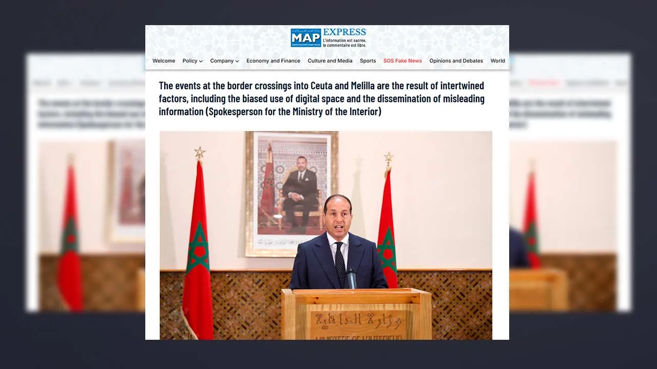 [TB]_incidents of crossing Ceuta and Melilla_Web Screengrab Maghreb Arabe Press