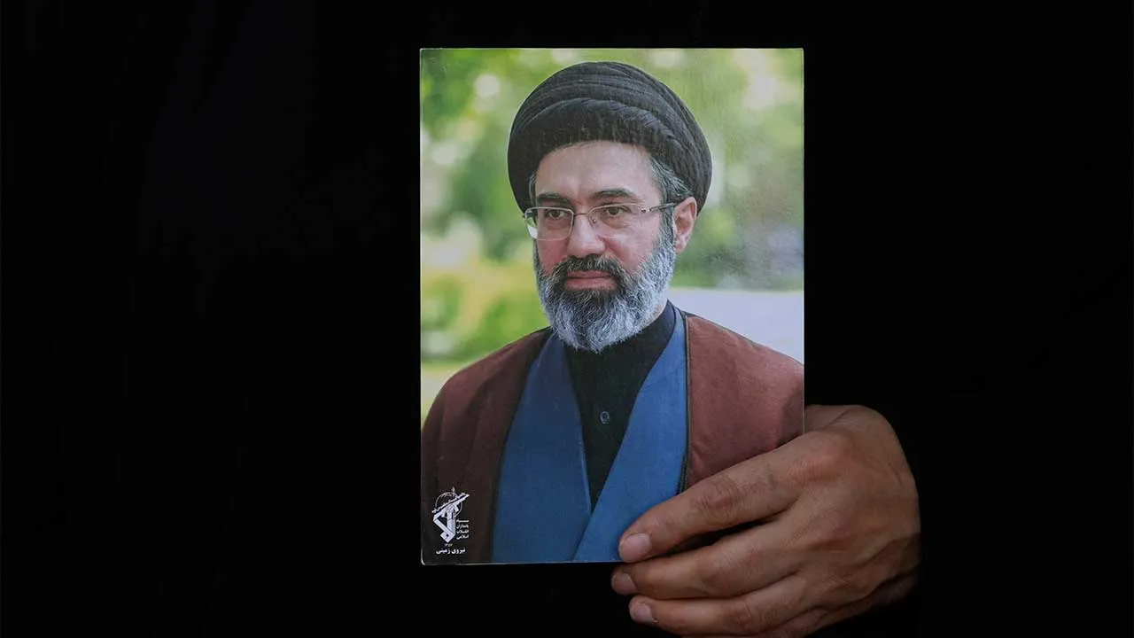 [TB]_poster of the Supreme Leader Ayatollah Mojtaba Khamenei_AP