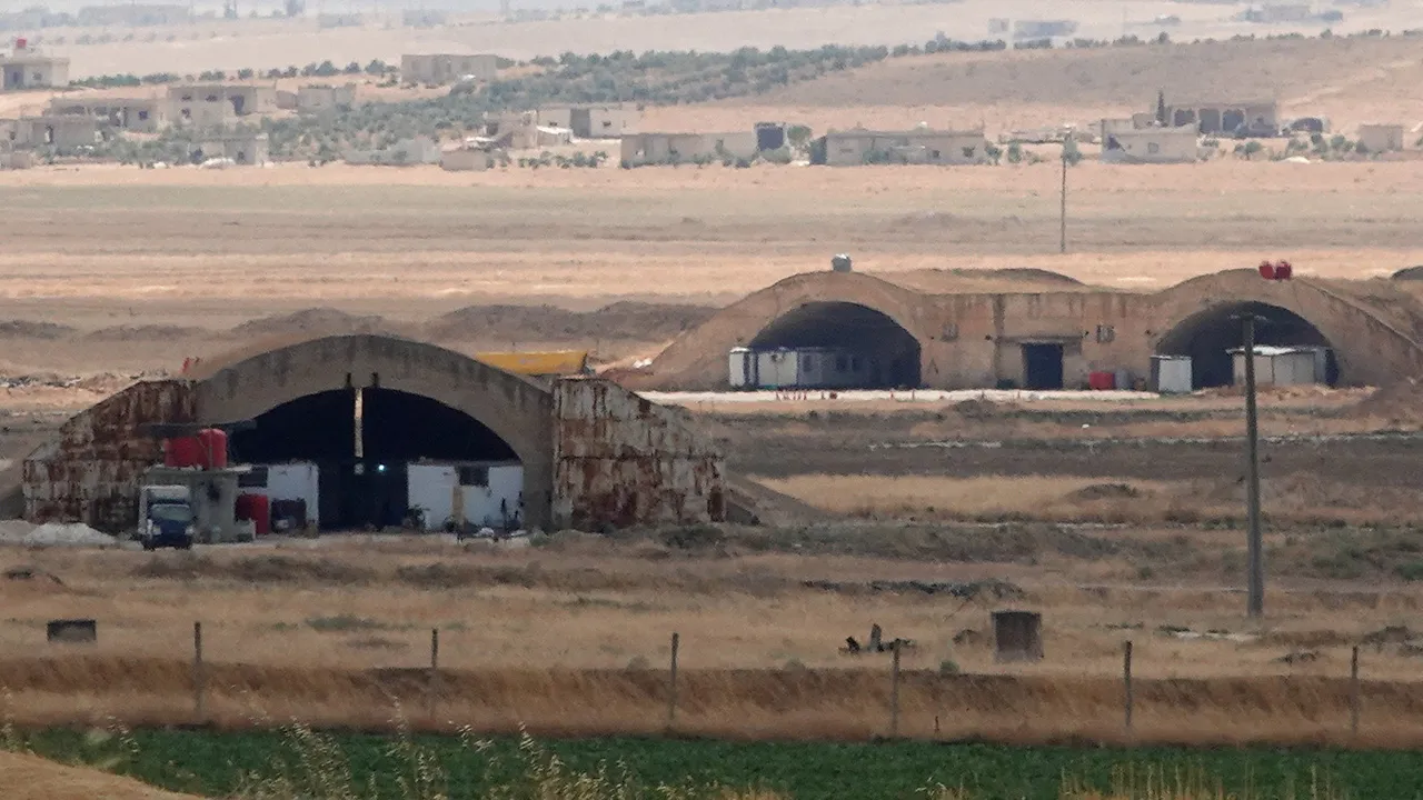 Abu al-Duhur base following strikes, Syria, August 18, 2026. Eight Israeli airstrikes hit an airbase in northwestern Syria early on Tuesday, Syrian state media said, in what the U.S. envoy for the region called an "unnecessary escalation." The Israeli military declined to comment on the strikes while the Syrian defense ministry did not respond. REUTERS/Stringer