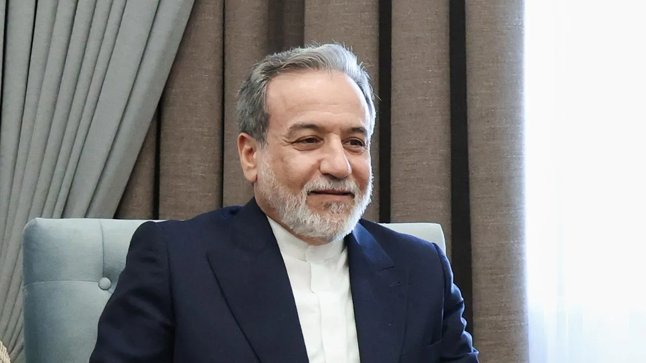In this photo provided by Russian Foreign Ministry Press Service, Russian Foreign Minister Sergey Lavrov, right, and Iranian Foreign Minister Abbas Araghchi, pose for a photo on the sidelines of a meeting on the Council of Foreign Ministers of the Shanghai Cooperation Organization (SCO), in Cholpon-Ata, Kyrgyzstan, Friday, July 24, 2026. (Russian Foreign Ministry Press Service via AP)