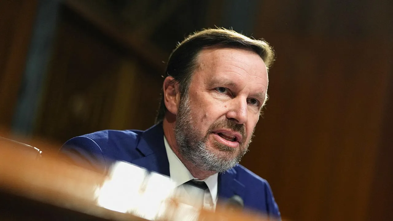 U.S. Senator Chris Murphy (D-CT) speaks during a Senate Appropriations Committee hearing on U.S. President Donald Trump's supplemental funding request for the Department of Defense, in Washington, D.C., U.S., July 21, 2026. REUTERS/Eric Lee
