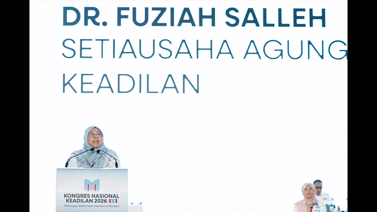 MELAKA, 16 Ogos -- Setiausaha Agung Parti Keadilan Rakyat (PKR) Datuk Dr Fuziah Salleh ketika sesi penggulungan pada Kongres Nasional PKR 2026 di Pusat Dagangan Antarabangsa Melaka (MITC) Ayer Keroh hari ini.
