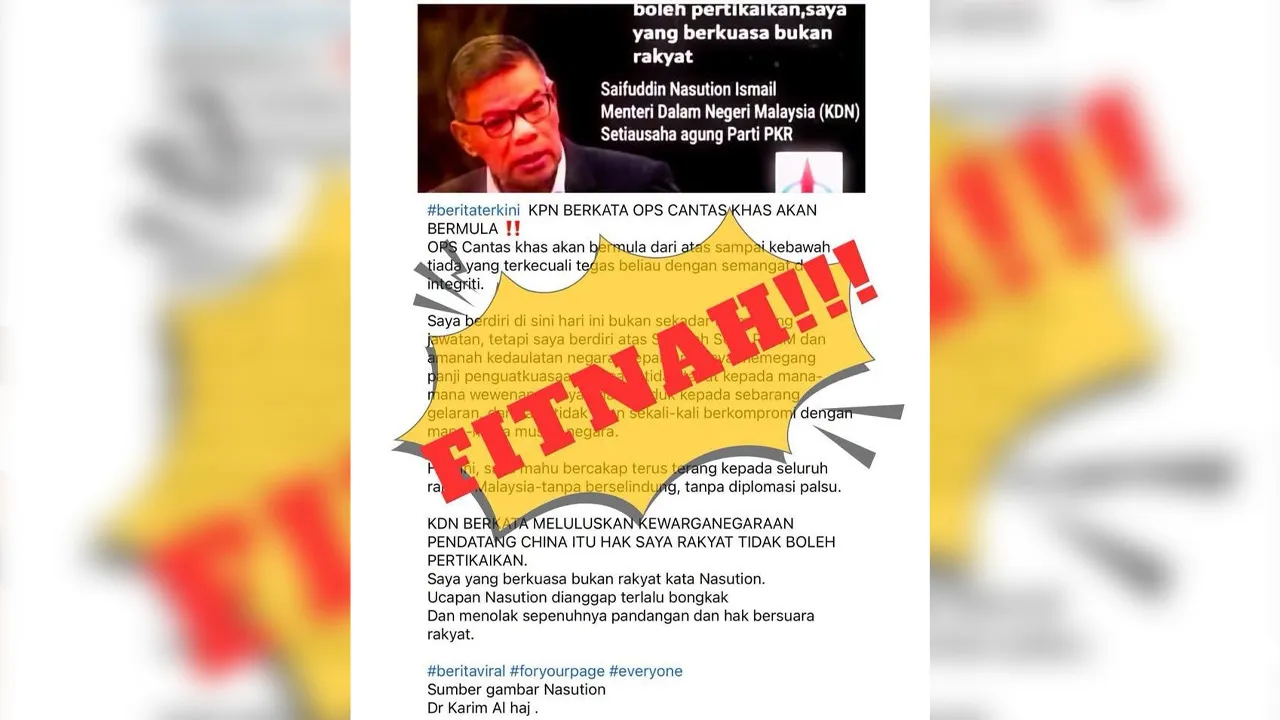 Fitnah Saifuddin Nasution_FB Saifuddin Nasution