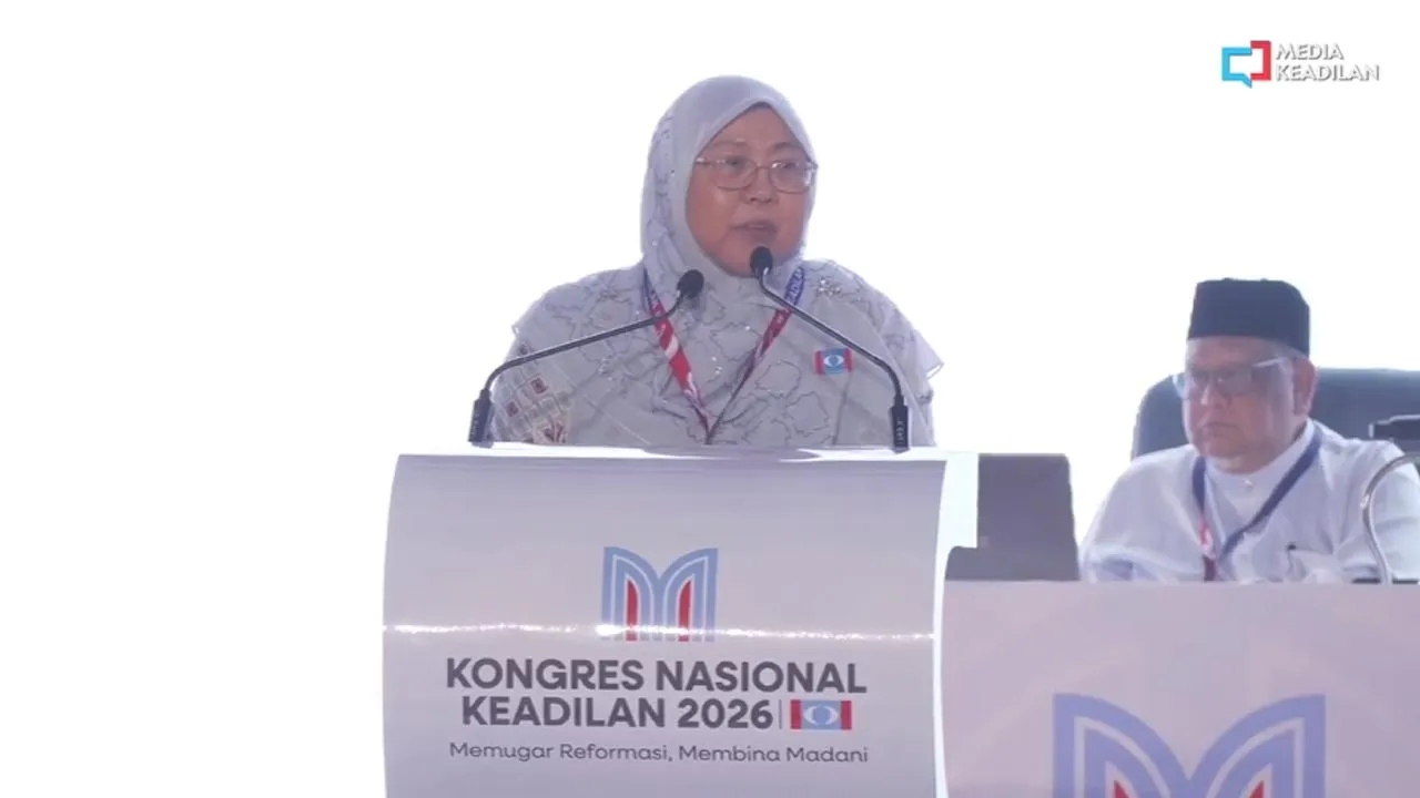 Fuzial Salleh  Kongres Nasional Angkatan Muda Keadilan 2026 di Pusat Dagangan Antarabangsa Melaka -- screeshot FB Parti Keadilan Rakyat