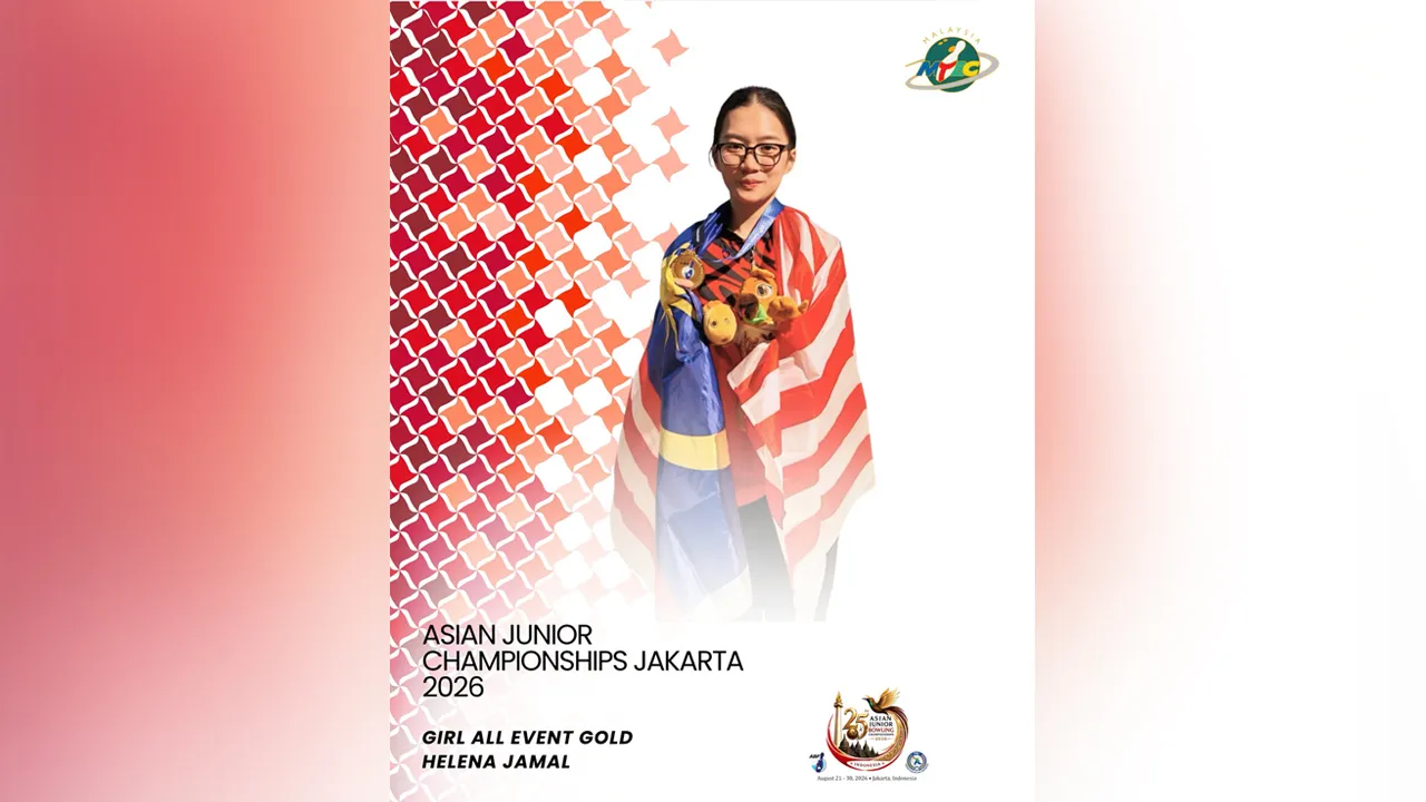 25th Asian Junior Championships 2026 Jakarta , Indonesia.  Girls All Event : Gold Medal Girls Team : Silver Congratulations to Helena Jamal, Kahira Nur Aleesya, Ayra Deliza and Nur Syahira Amani for their outstanding achievements at the 25th Asian Junior Championship 2026