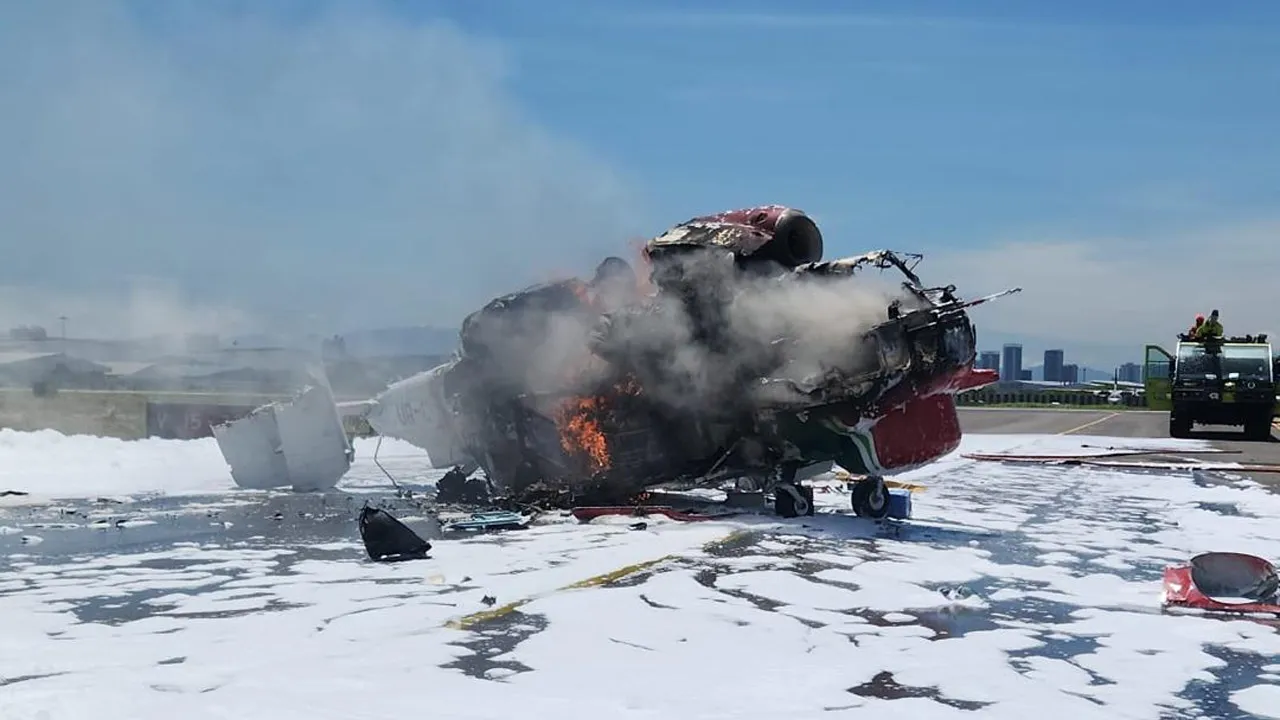 Heli Subang Terbakar