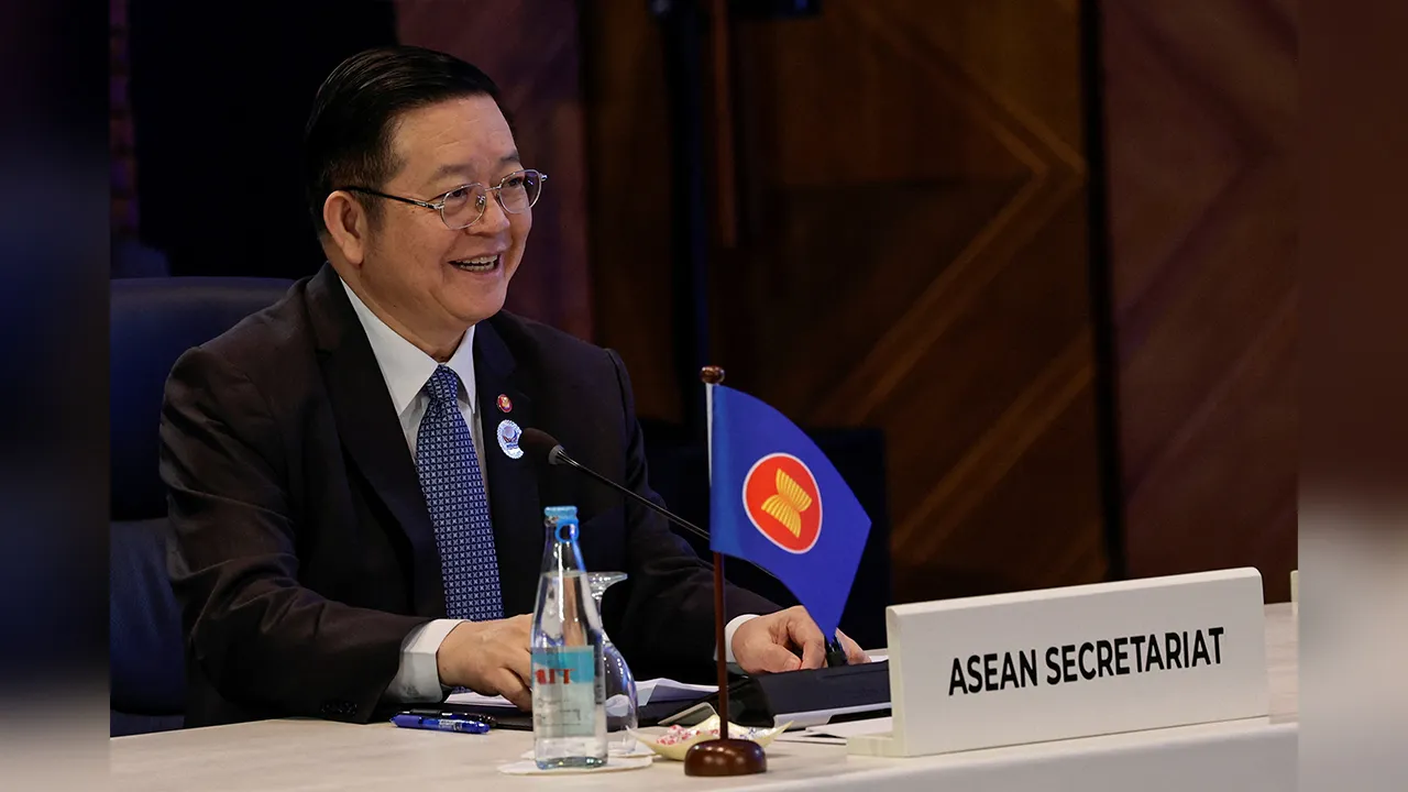 The Association of Southeast Asian Nations (ASEAN) Secretary General Kao Kim Hourn attends the ASEAN Trilateral Meeting with Norway at the Philippine International Convention Center in Pasay City 22 July 2026. ROLEX DELA PENA/Pool via REUTERS