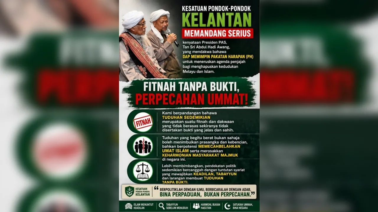 Kelantan Pondok Unity Urges Islamic Leaders to Reject Politics of Slander, Division_Media Sosial