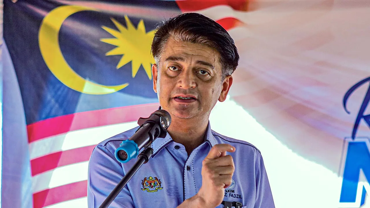 KUANTAN, 22 Ogos -- Pengerusi Lembaga Kemajuan Ikan Malaysia (LKIM), Muhammad Faiz Fadzil berucap ketika hadir pada Majlis Rahmah Mesra MADANI Bersama Nelayan Kuantan di Pasar Nelayan Pantai Sepat, hari ini.  -- fotoBERNAMA (2026) HAK CIPTA TERPELIHARA