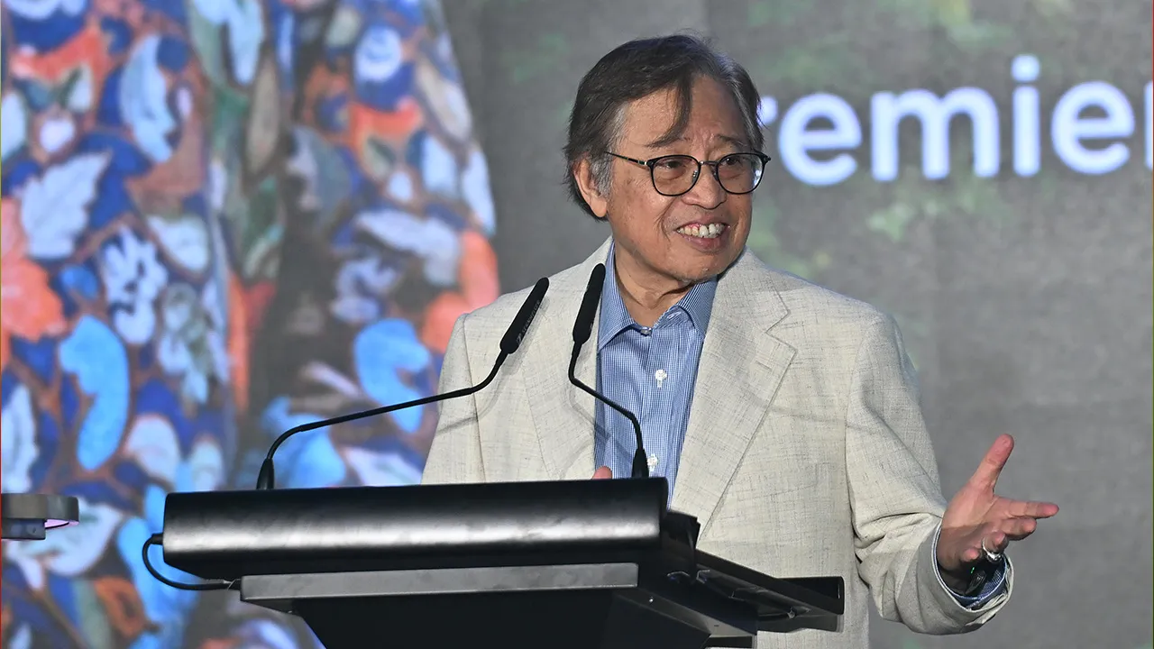 KUCHING, 19 Ogos -- Premier Sarawak Tan Sri Abang Johari Tun Openg berucap pada majlis Soul Of Borneo Gala Evening anjuran Pacific Asia Travel Association (PATA) di Wisma Elica malam ini.  --fotoBERNAMA (2026) HAK CIPTA TERPELIHARA