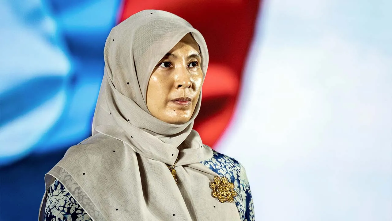 MELAKA, 14 Ogos --Timbalan Presiden Parti Keadilan Rakyat (PKR) Nurul Izzah Anwar pada Kongres Nasional Angkatan Muda Keadilan (AMK) dan Wanita 2026 di Pusat Dagangan Antarabangsa Melaka (MITC) Ayer Keroh hari ini.  -- fotoBERNAMA (2026) HAK CIPTA TERPELIHARA