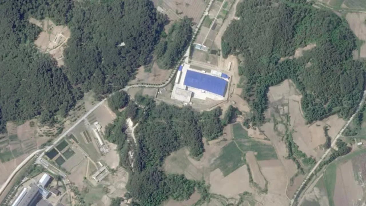 A satellite image shows a nuclear material production factory, in Yongbyon, North Korea, May 17, 2026. 2026 Planet Labs PBC/Handout via REUTERS