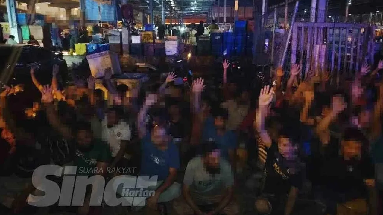 operasi pasar borong -- Sinar Harian