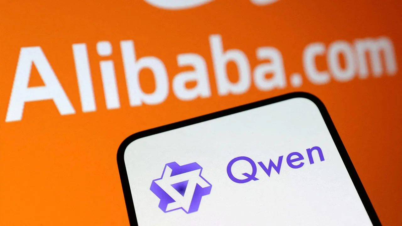 Qwen and Alibaba logos are seen in this illustration taken, January 29, 2025. REUTERS/Dado Ruvic/Illustration/File Photo