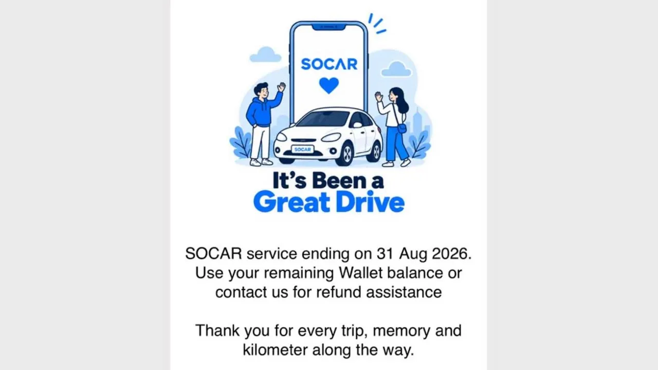 SOCAR Menamatkan Perkhidmatan Sewa Kenderaan Di Malaysia Berkuat-kuasa 31 Ogos 2026 -- AMANZ