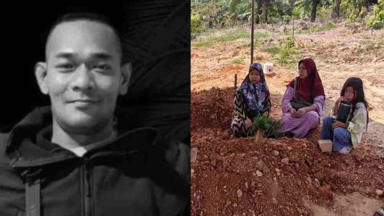 Anggota APM, Allahyarham Muhamad Muazam Shah Kamardin maut selepas dipatuk ular ketika demonstrasi._Sinar Harian