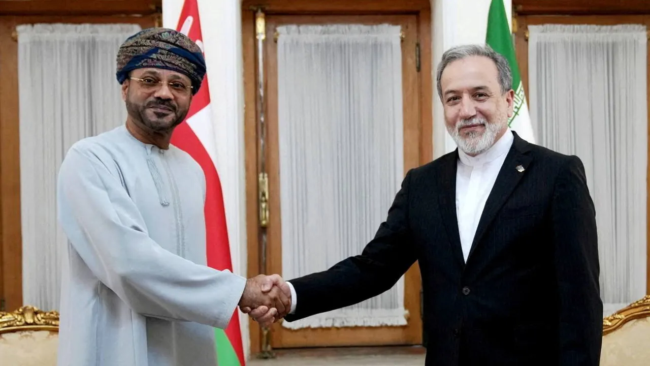 Iran's Foreign Minister Abbas Araghchi meets with Oman's Foreign Minister Sayyid Badr al-Busaidi in Tehran, Iran, August 25, 2026. Iranian Foreign Ministry/WANA (West Asia News Agency)/Handout via REUTERS
