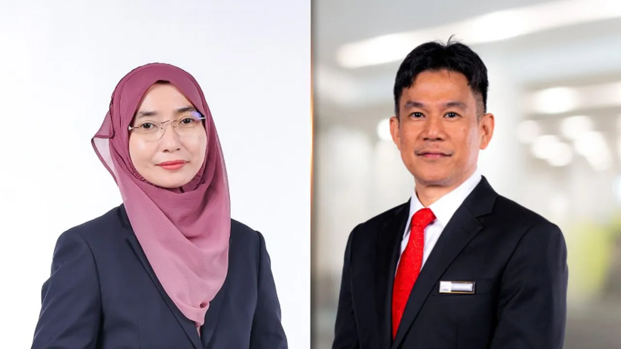 Timbalan Naib Canselor (Akademik dan Antarabangsa) Profesor Dr Suriyani Muhamad & Naib Canselor (Hal Ehwal Pelajar dan Alumni) UMT, Profesor Dr. Mohd Izani Mohd Zain