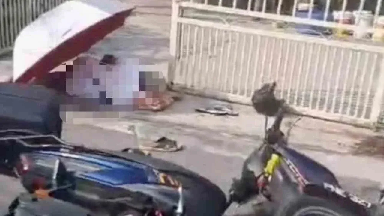 GEORGE TOWN – Seorang lelaki warga emas parah selepas dipukul jirannya menggunakan batang besi dalam kejadian di Jalan Perak di sini pada Ahad._Sinar Harian