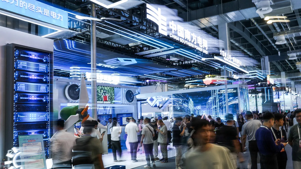 People visit the World Artificial Intelligence Conference (WAIC) in Shanghai, China, July 18, 2026. REUTERS