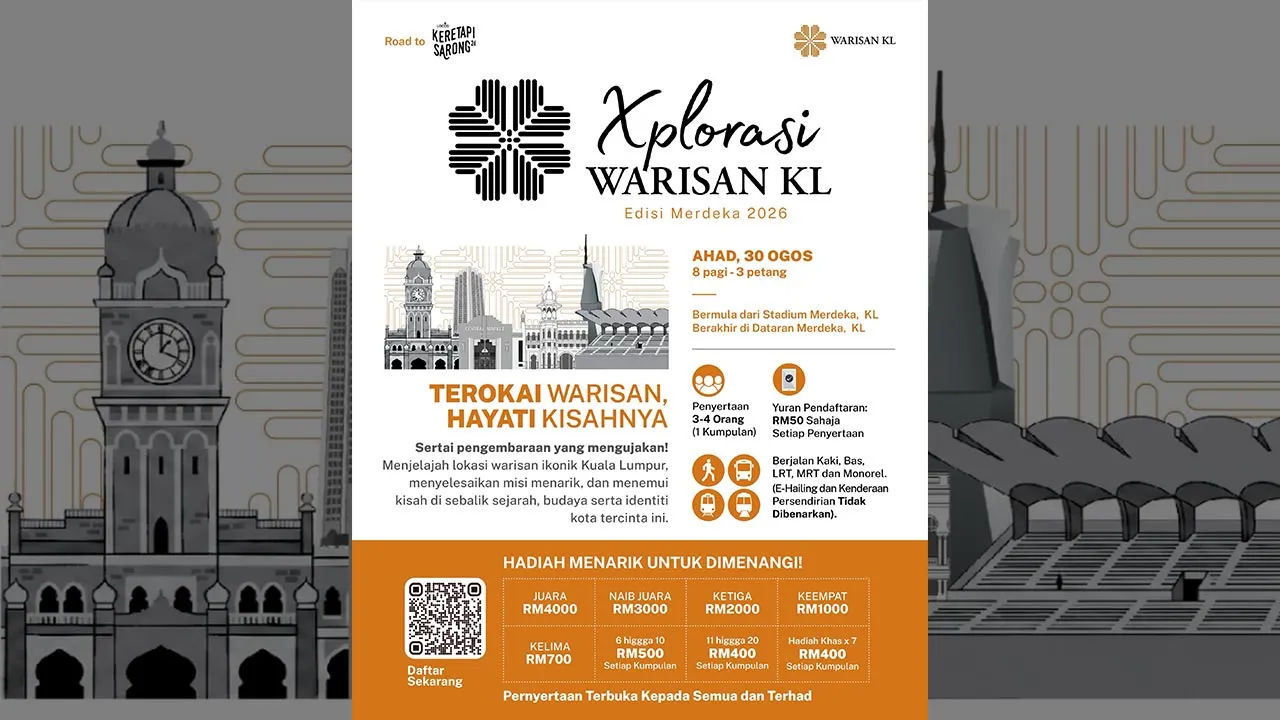 Xplorasi Warisan KL Menelusuri Perjalanan Kemerdekaan Di Ibu Negara -- BERNAMA -- Photo IG Warisan KL