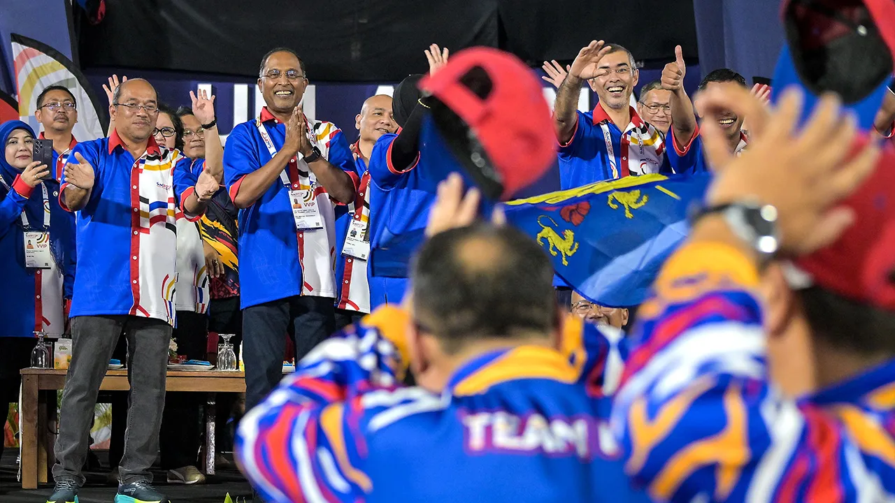 KUALA LUMPUR, 29 Ogos -- Menteri Pendidikan Tinggi, Datuk Seri Dr Zambry Abd Kadir ketika majlis perasmian SUKIPT 2026 di Universiti Malaya hari ini.