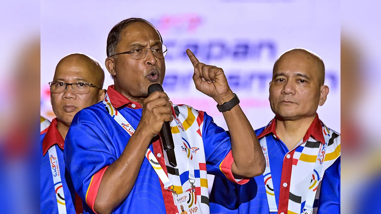 KUALA LUMPUR, 29 Ogos -- Menteri Pendidikan Tinggi, Datuk Seri Dr Zambry Abd Kadir (tengah) berucap ketika majlis perasmian SUKIPT 2026 di Universiti Malaya hari ini.  --fotoBERNAMA (2026) HAK CIPTA TERPELIHARA
