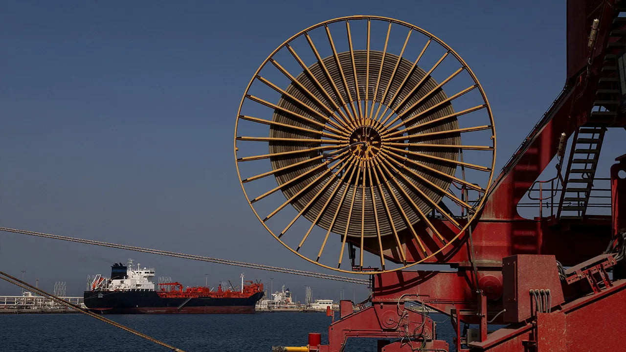 An oil tanker docked at the Port of Fujairah, as the U.S.-Israel conflict with Iran limits marine traffic in the Strait of Hormuz, in Fujairah, United Arab Emirates, May 6, 2026. REUTERS