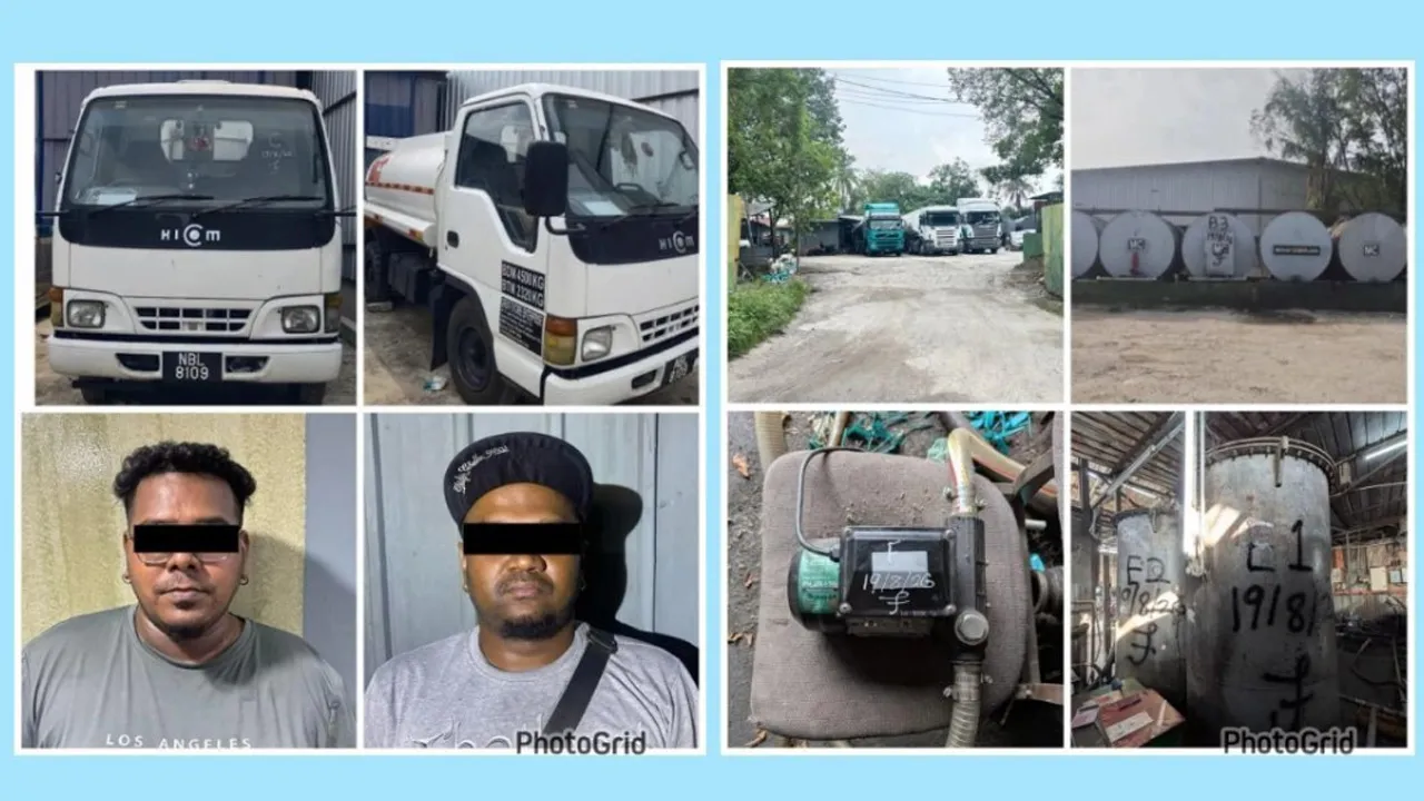 KUALA LUMPUR, 19 Ogos (Bernama) -- Polis Diraja Malaysia (PDRM) menumpaskan kegiatan penyelewengan diesel bersubsidi selepas menyerbu sebuah premis di Puchong, Selangor, dengan nilai keseluruhan rampasan dianggarkan berjumlah RM919,022.40.