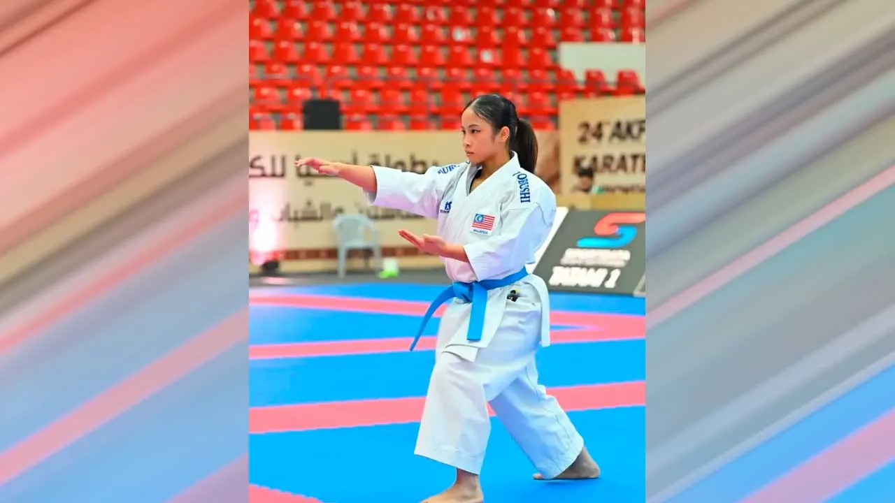 Tahniah dan syabas buat atlet karate Wilayah Persekutuan, Nur Aneesa Aira Mohamad Affendi yang meraih pingat emas dalam acara Female Junior Individual Kata pada 24th Asian Cadet, Junior & U21 Karate Championship 2026 di Amman, Jordan pada hari ini.