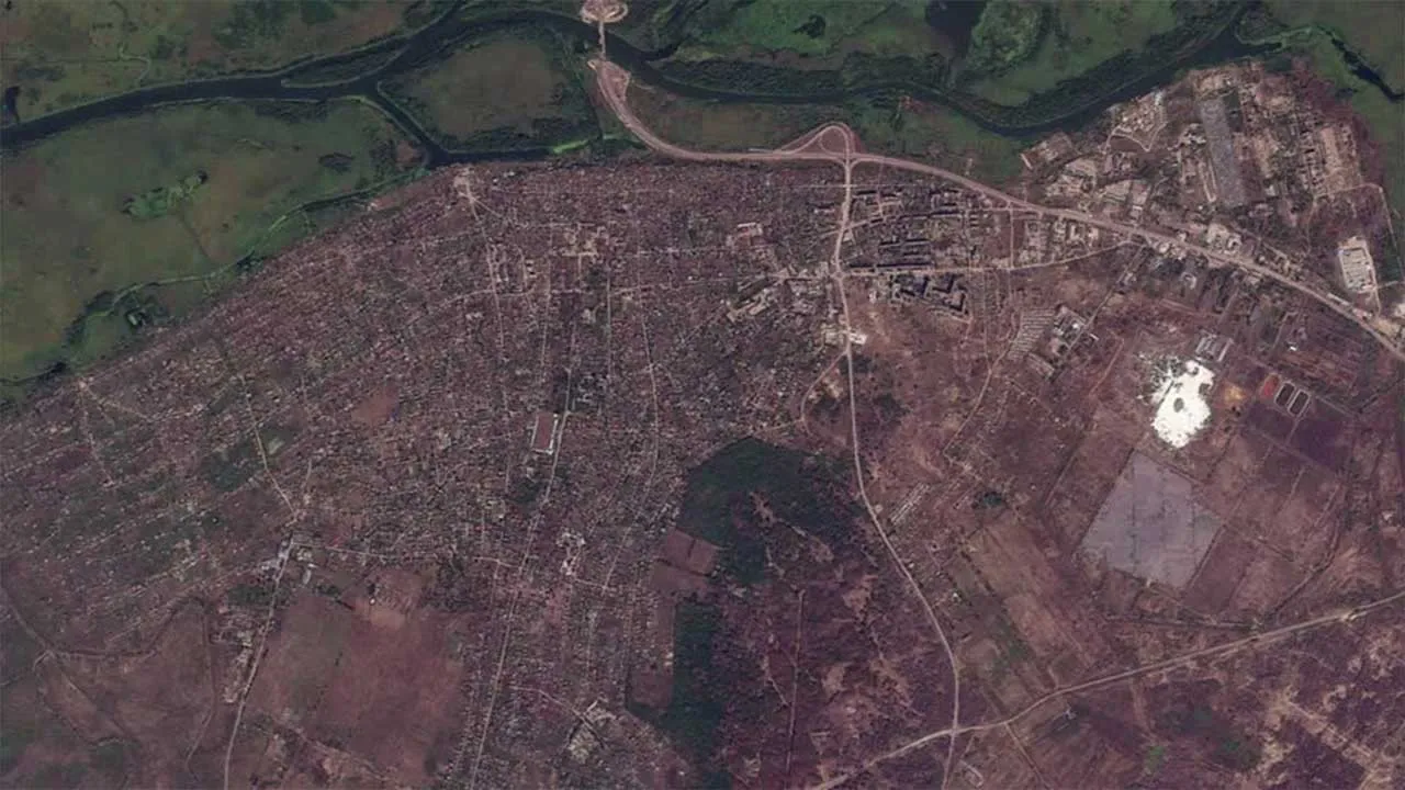 Satellite imagery shows Russian-occupied Oleshky as Ukraine to urge UN to take action over hunger