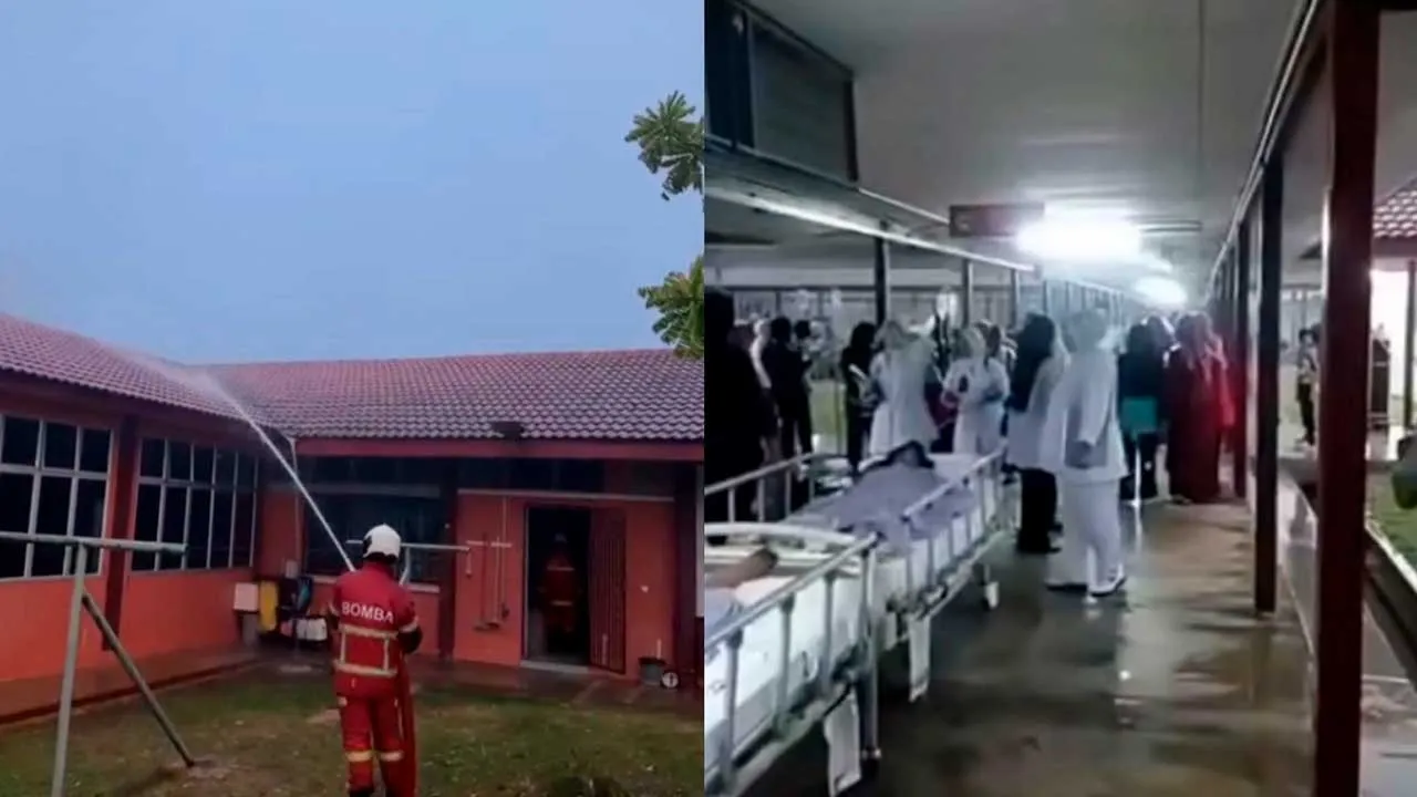 [TB]_Siling Wad Hospital Jengka terbakar_BERNAMA
