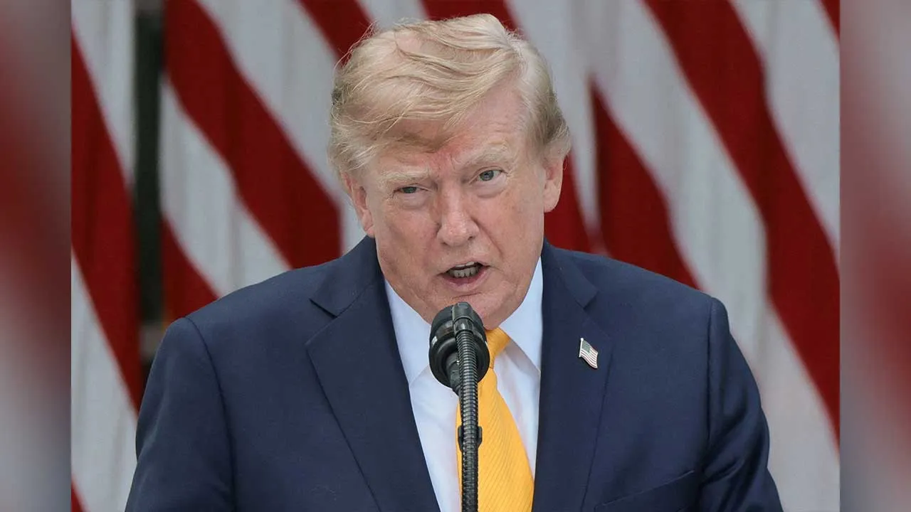 FILE PHOTO: U.S. President Donald Trump speaks as he hosts a back-to-school-themed event to highlight his administration's education policies, in the Rose Garden at the White House in Washington, D.C., U.S., August 24, 2026. REUTERS/Jonathan Ernst/File Photo
